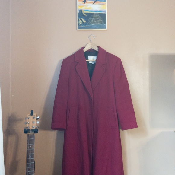 LONDON FOG 💯 wool vintage button down coat - Picture 4 of 11